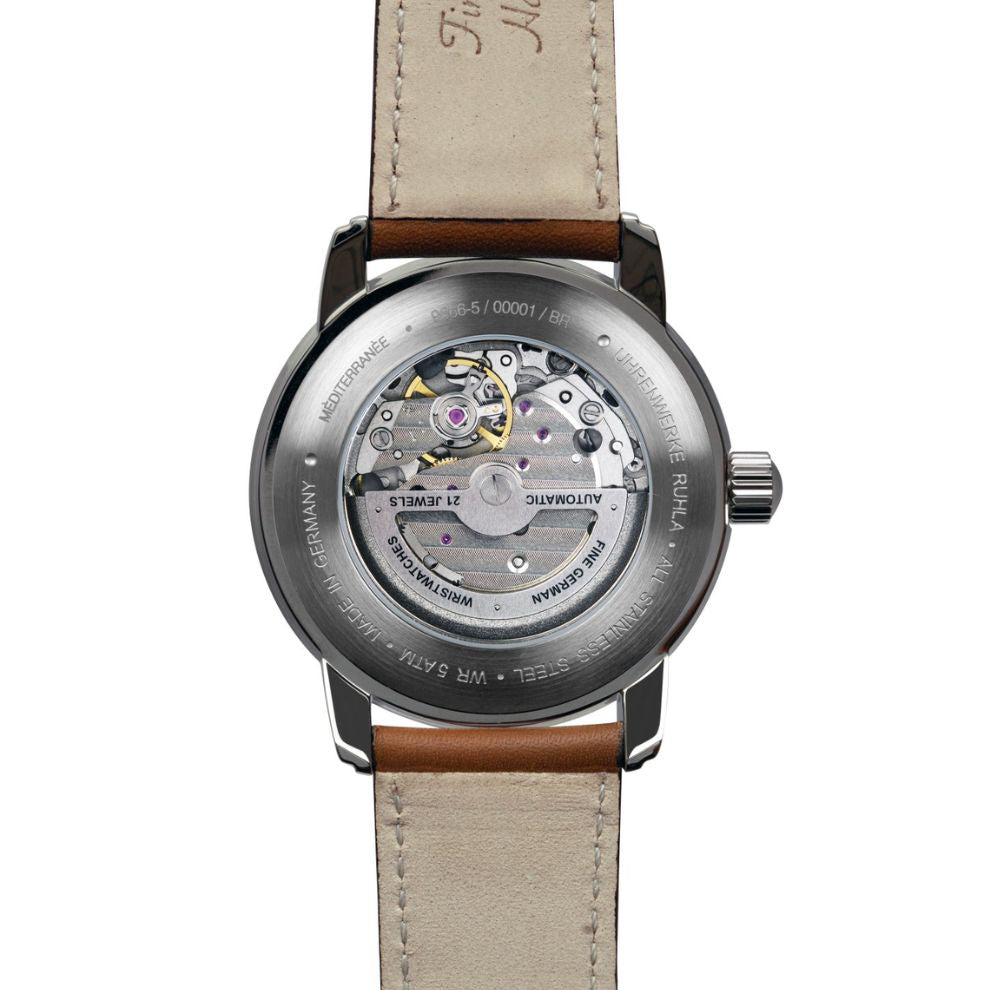 Zeppelin watch LZ121 Mediterranèe Automatic Open 40mm beige automatic steel 9666-5