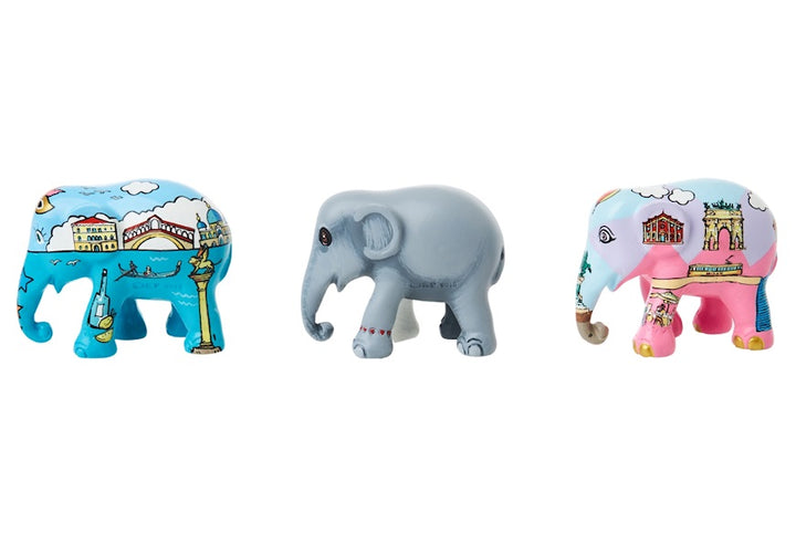 Elephant Parade multipack elephants Bella Italia - Venice + Mosha Loves Italia + Milan