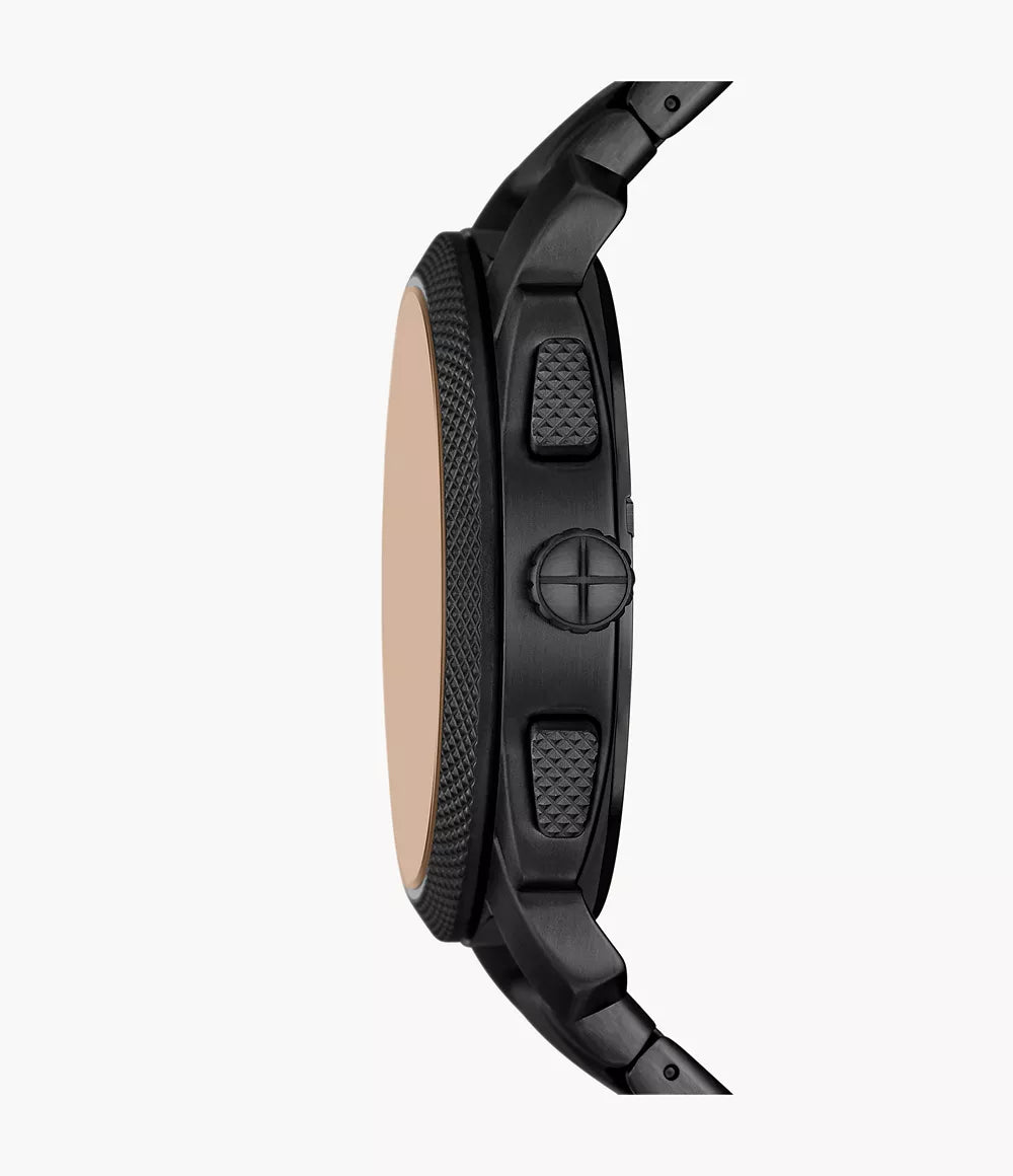 Fossil Machine Chrono ur 44mm sort kvartsstål sort PVS finish FS6097