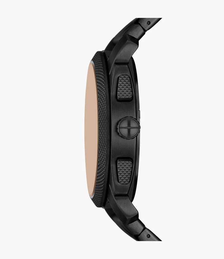 Fossil Machine Chrono ur 44mm sort kvartsstål sort PVS finish FS6097