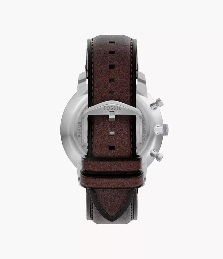 Fossil ur Neutra Chrono 44mm gråt kvartsstål FS6129