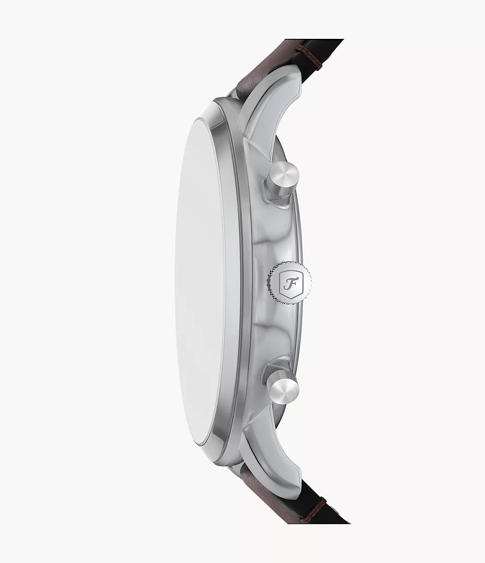 Fossil ur Neutra Chrono 44mm gråt kvartsstål FS6129