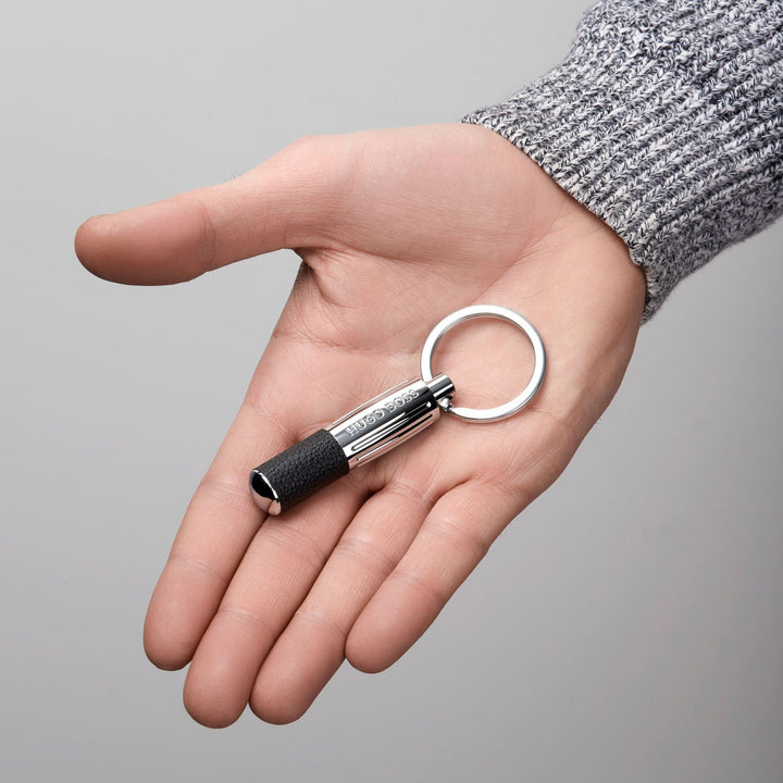 Hugo Boss Pure Iconic Keyring Black HAK410A
