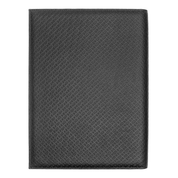 Hugo Boss A4 Monogramm-Ordner Schwarz HDF412A
