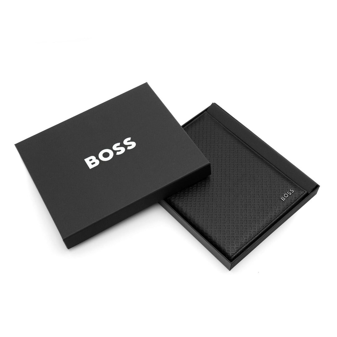 Hugo Boss A5-Monogramm-Schwarz-Ordner HDM412A