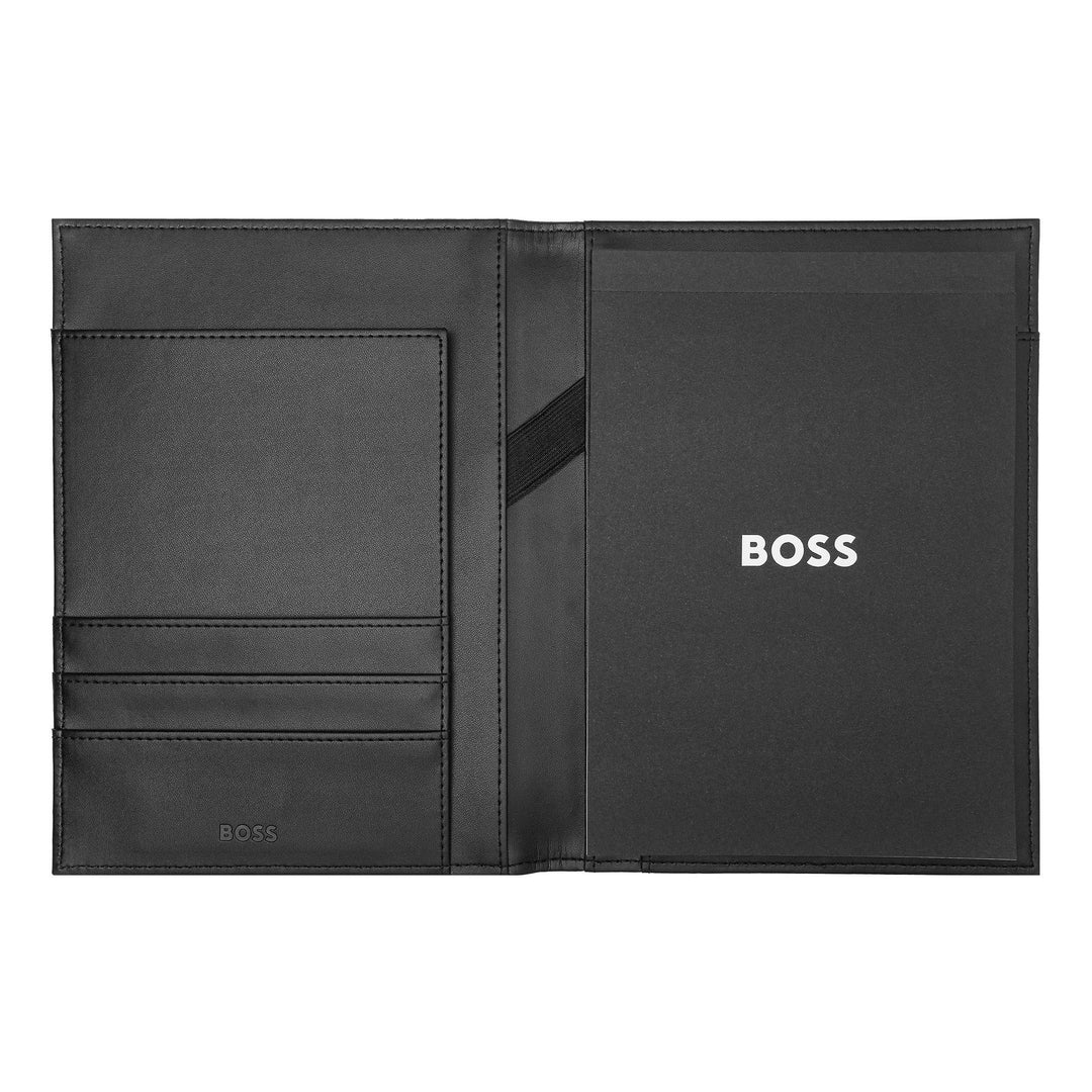 Hugo Boss A5-Monogramm-Schwarz-Ordner HDM412A
