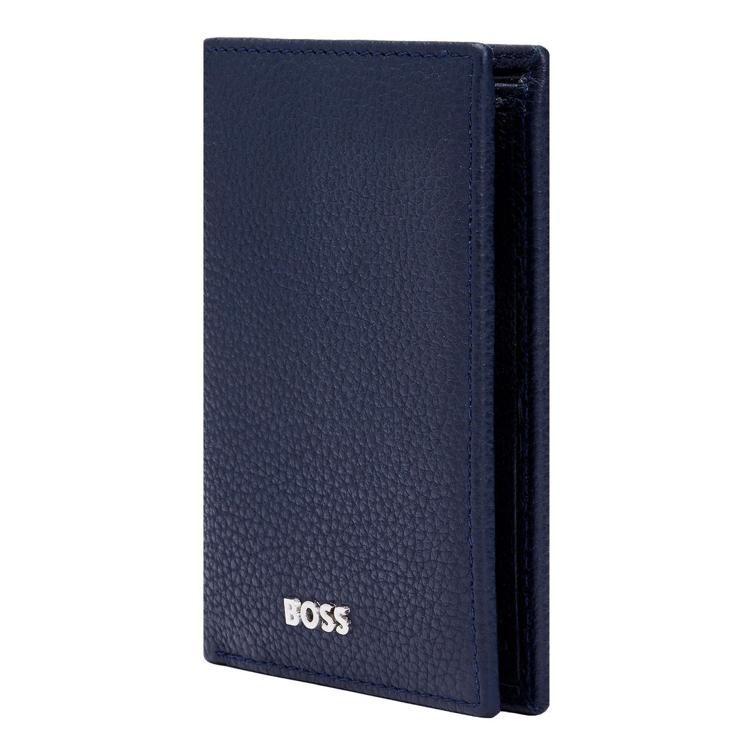 Hugo Boss Classic Folding Card Holder Grained Navy HLE416N