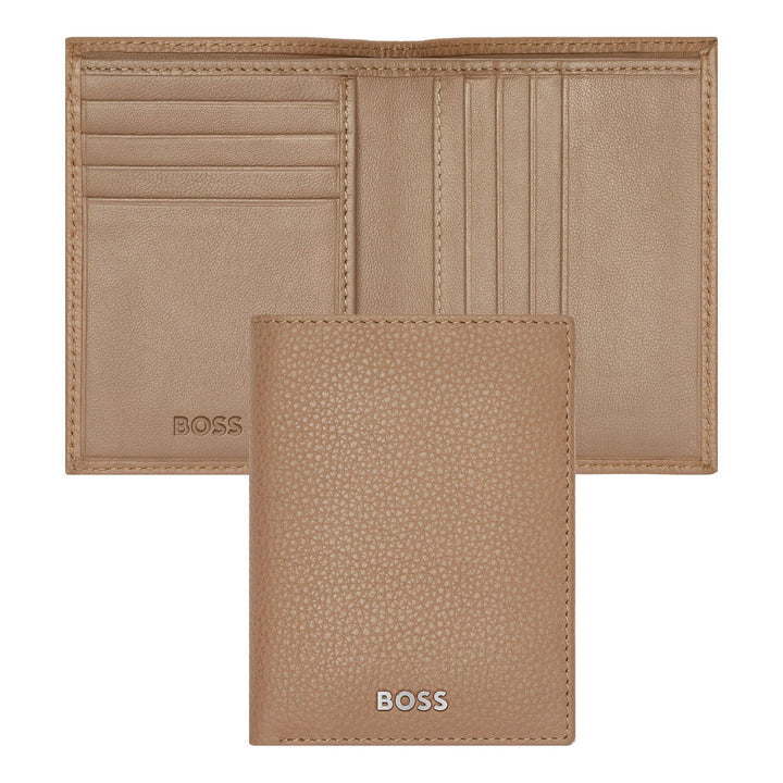 Hugo Boss Classic Grained Camel Foldekortholder HLE416X