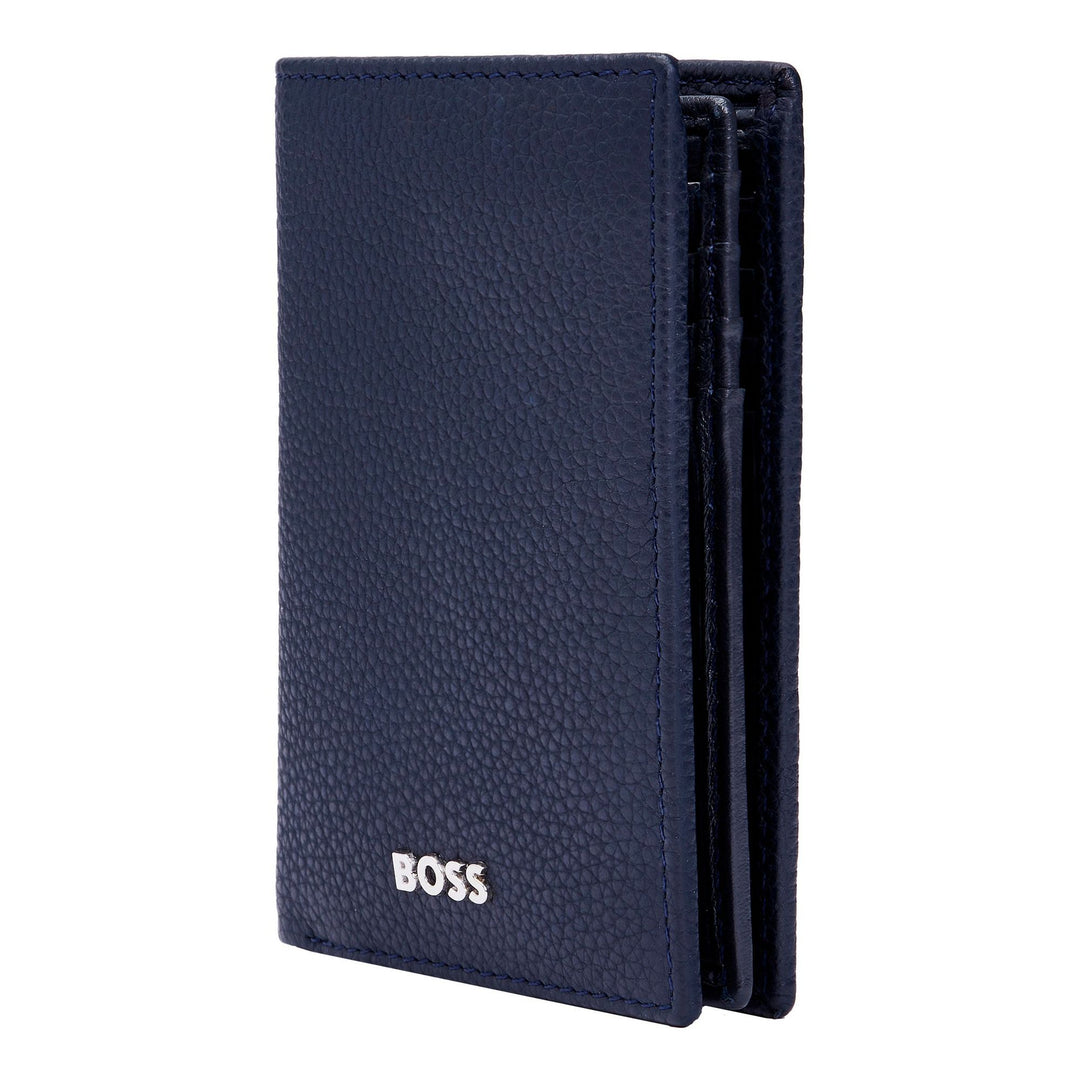 Hugo Boss Trifold-kortholder Classic Grained Navy HLF416N