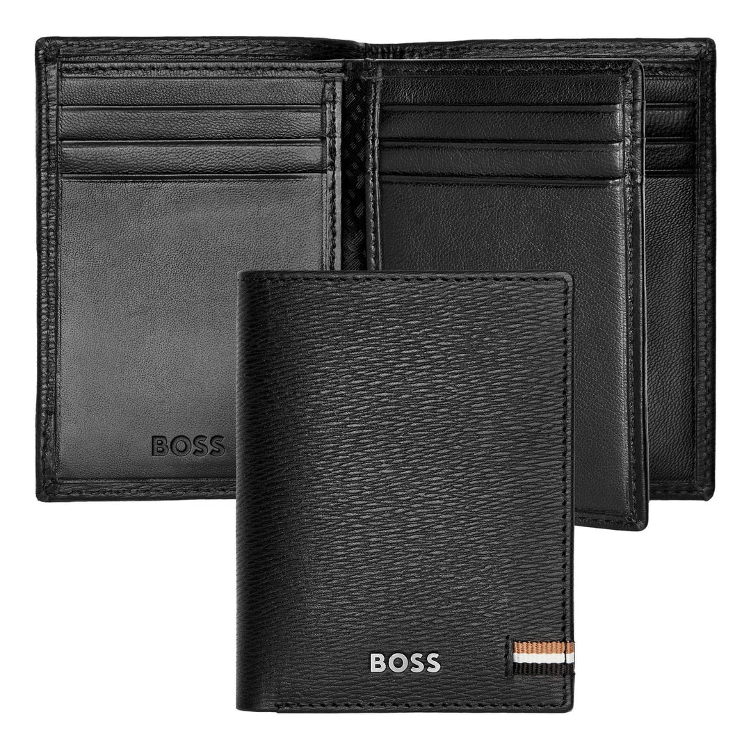 Hugo Boss Iconic Trifold Kortholder Sort HLF421A