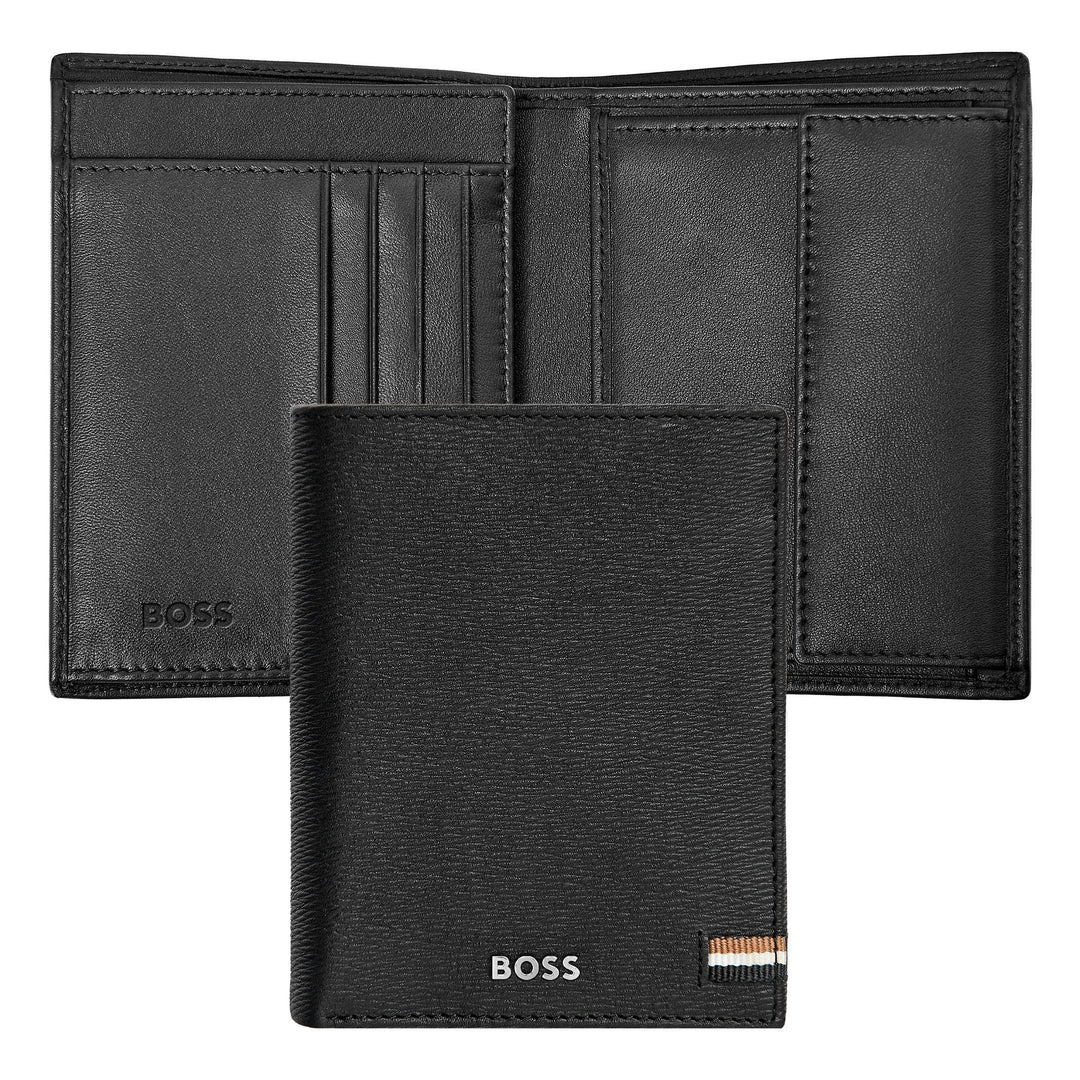 Hugo Boss Korthållare med lock och pengaficka Iconic Black HLG421A