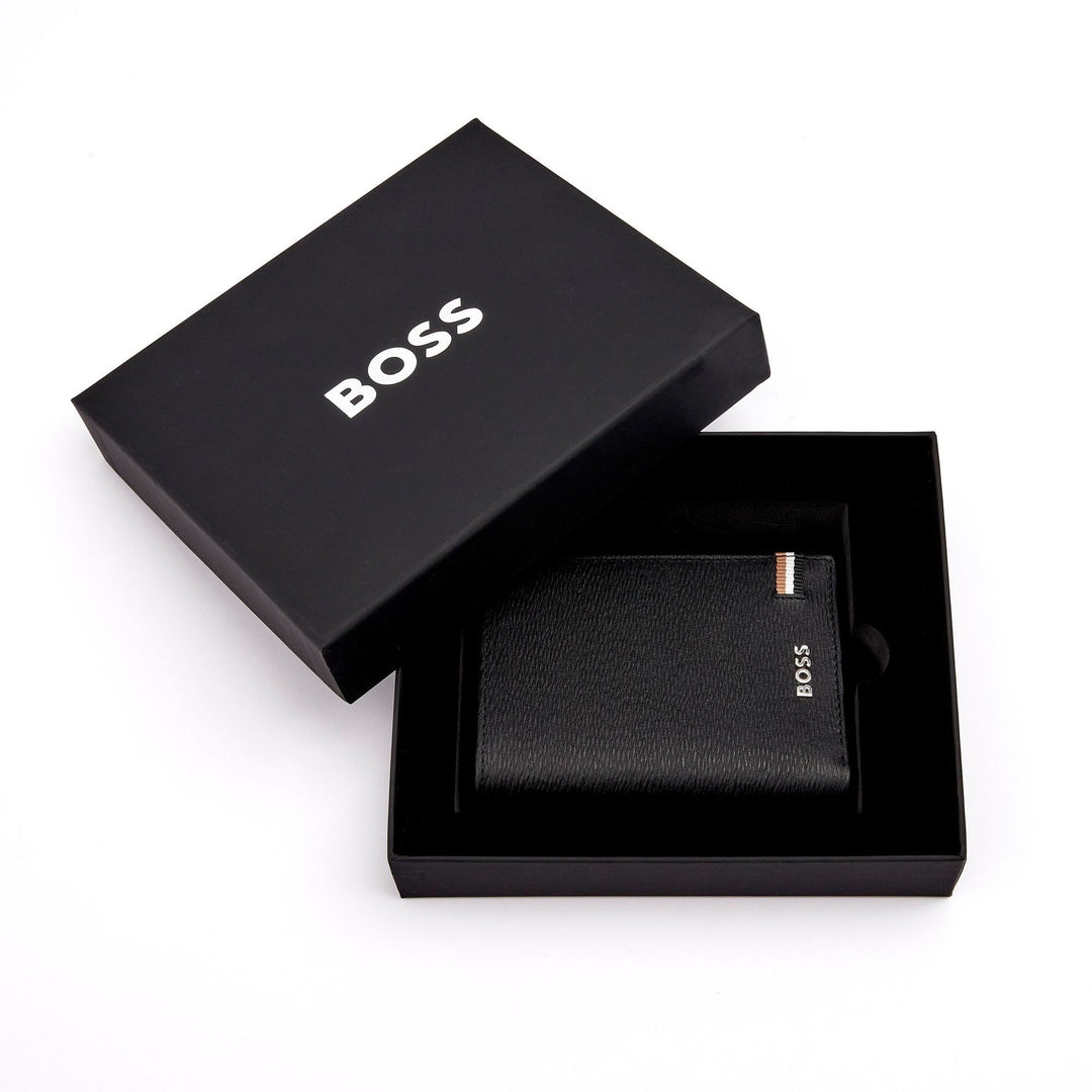 Hugo Boss Korthållare med lock och pengaficka Iconic Black HLG421A