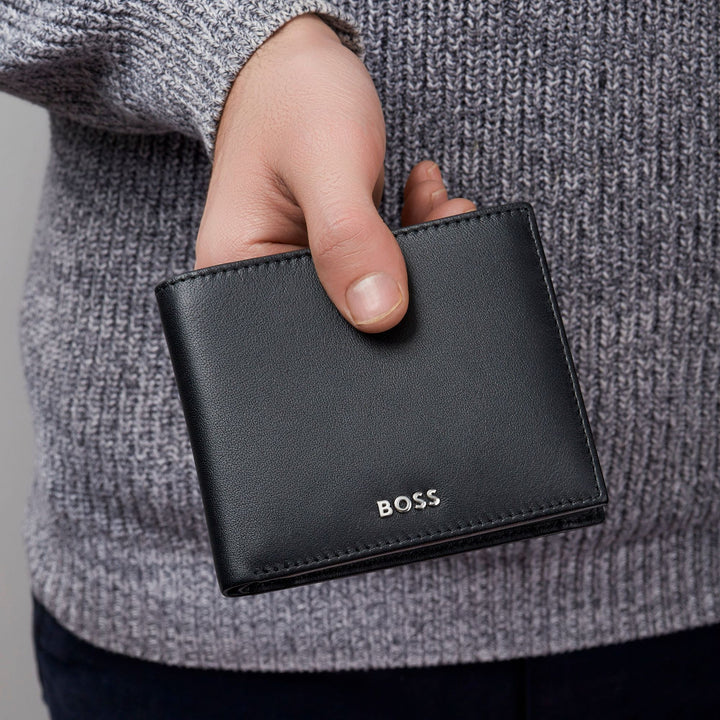 Hugo Boss Geldbörse Classic Smooth Black HLM403A