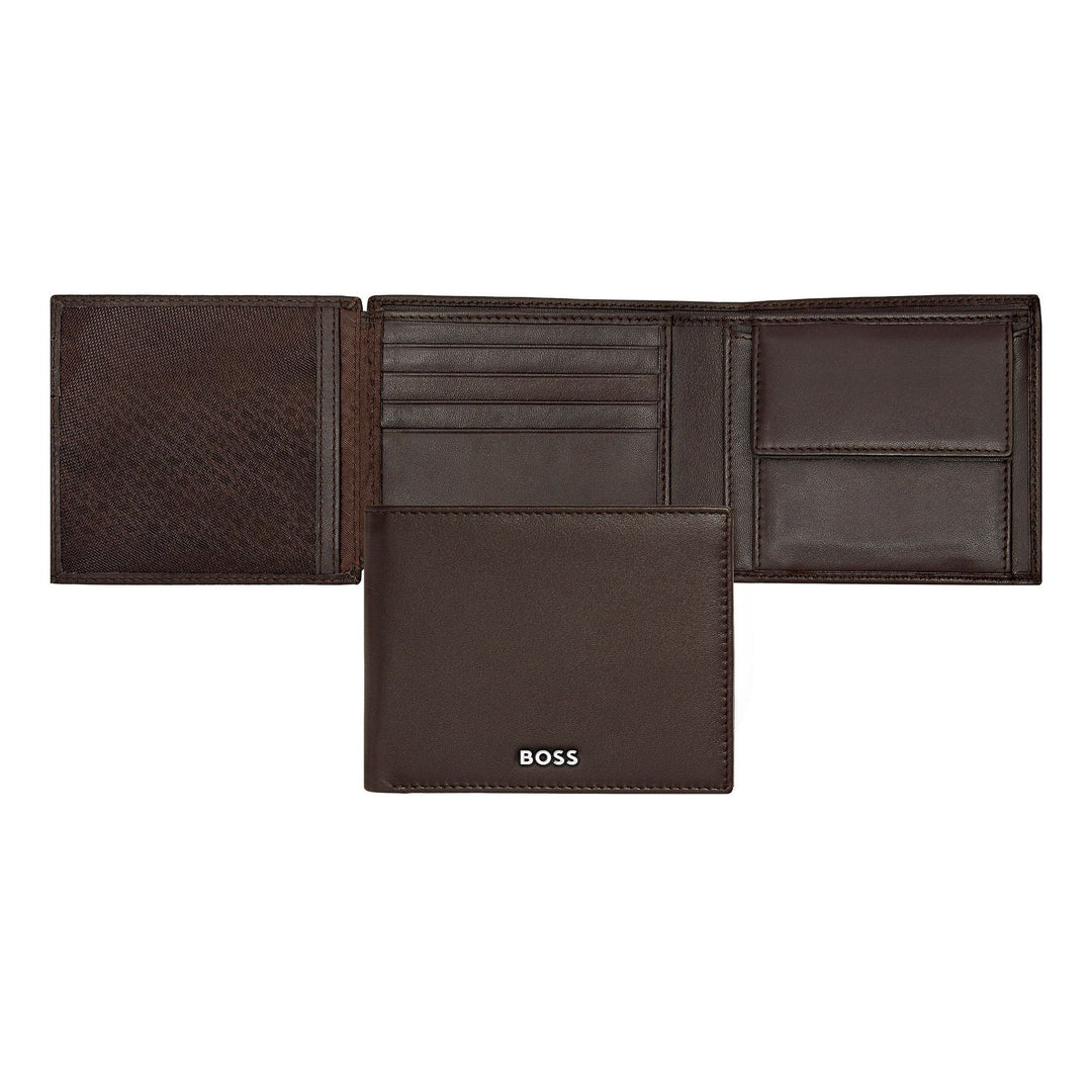 Hugo Boss Geldbrieftasche mit Klappe Classic Smooth Brown HLN403Y
