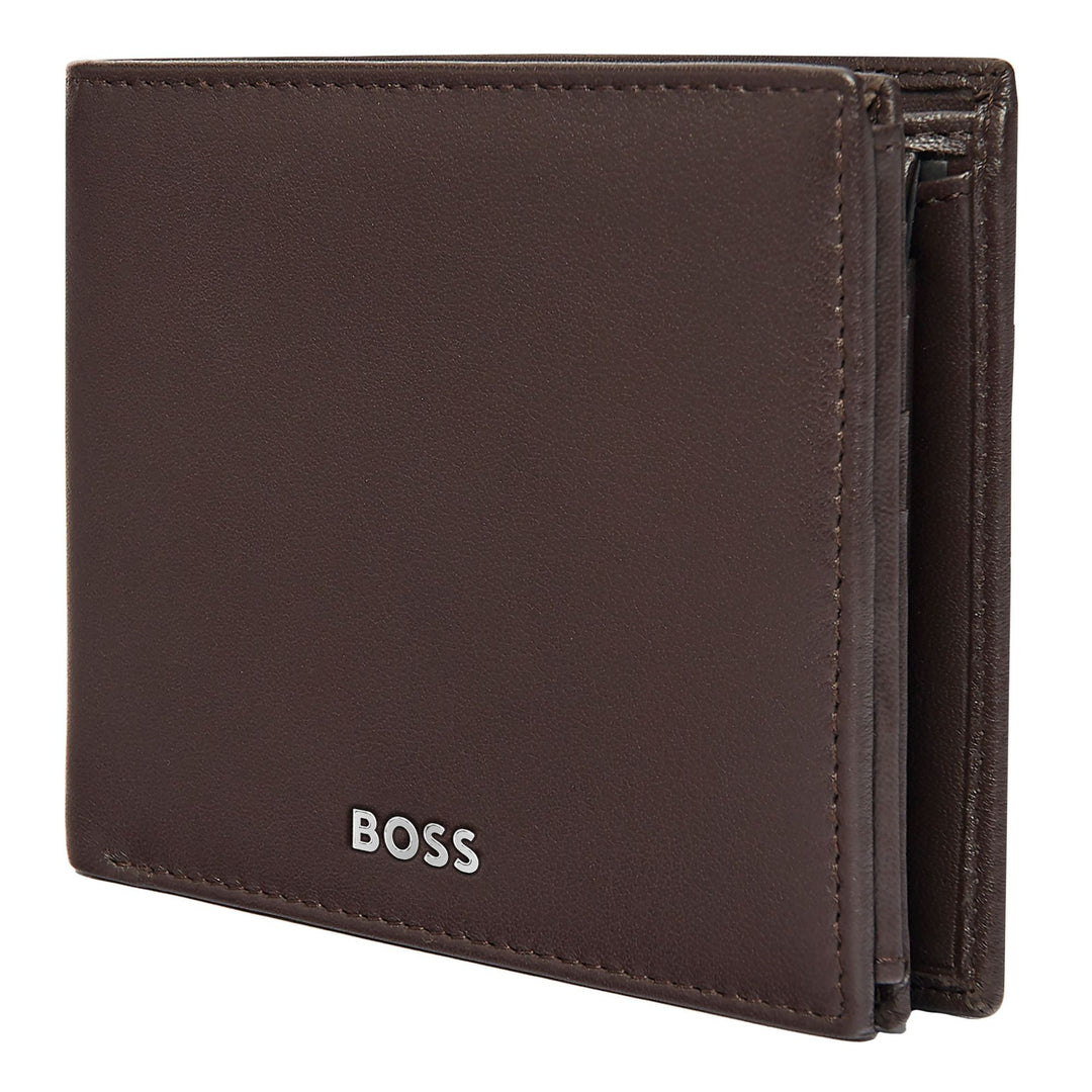 Hugo Boss Geldbrieftasche mit Klappe Classic Smooth Brown HLN403Y