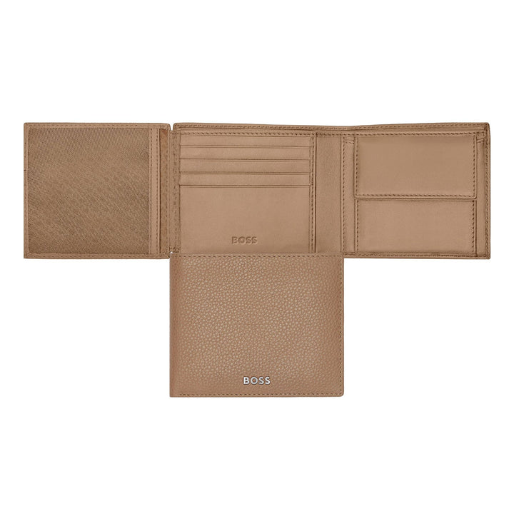 Hugo Boss Flap Wallet Classic Grained Camel HLN416X