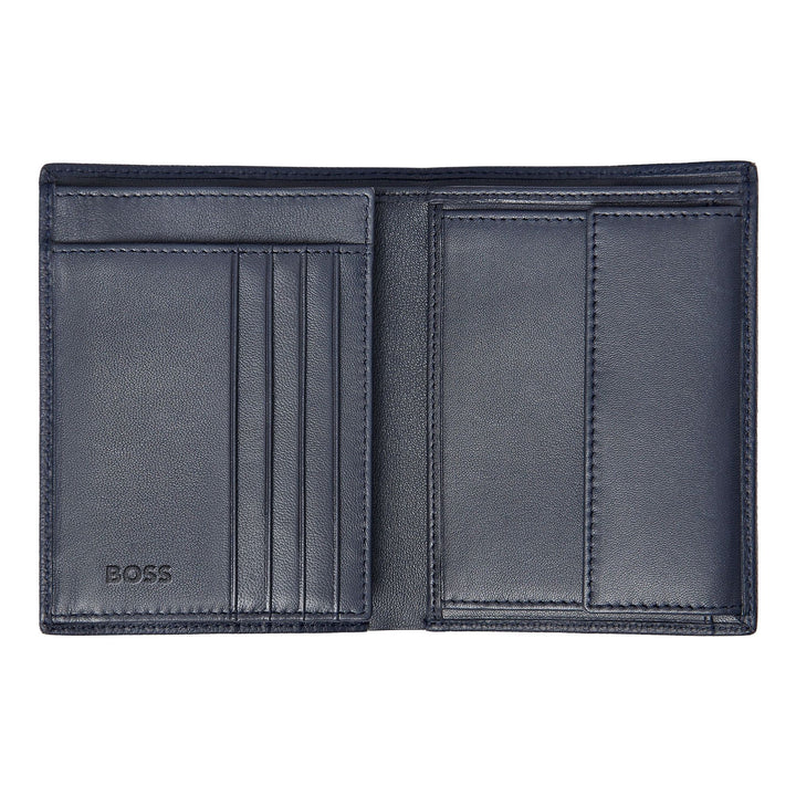 Hugo Boss Lodret pung med flap Classic Granulated Navy HLO416N