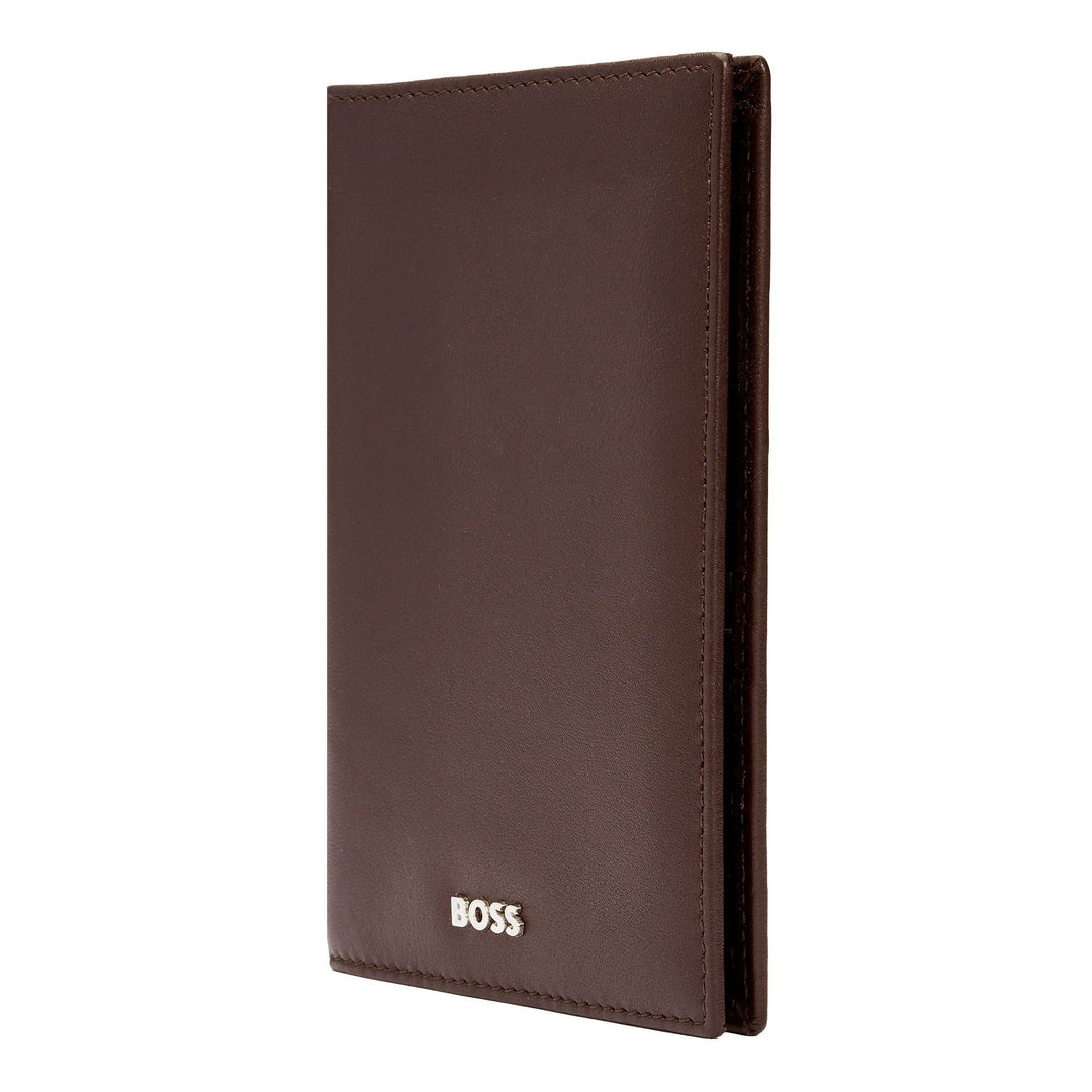 Hugo Boss Classic Smooth Passport Holder Brun HLP403Y