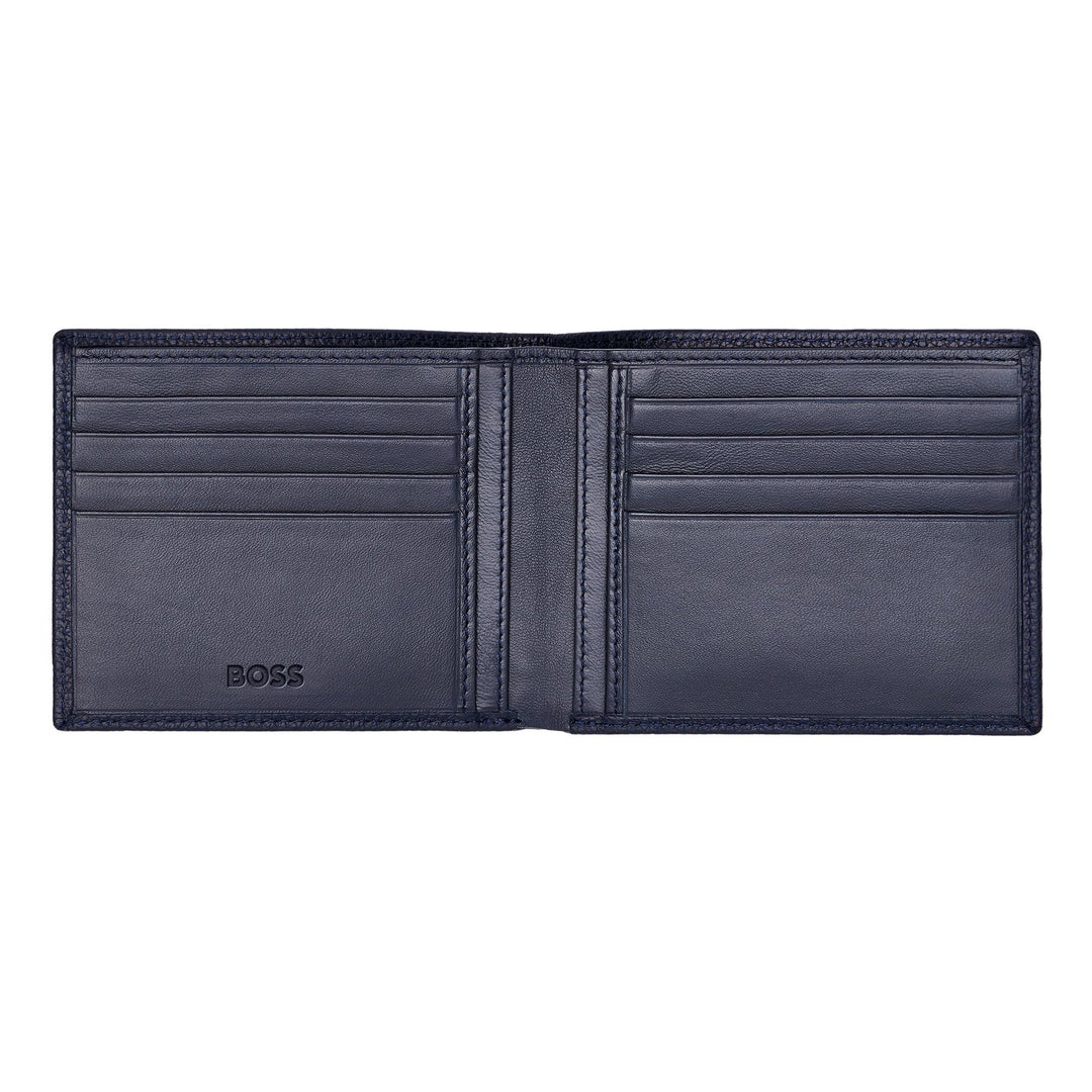 Hugo Boss Classic Granulated Wallet Marineblau HLW416N