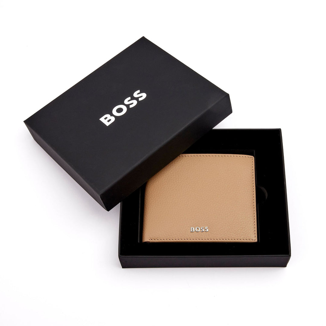 Hugo Boss Classic Granulierte Geldbörse Kamel HLW416X