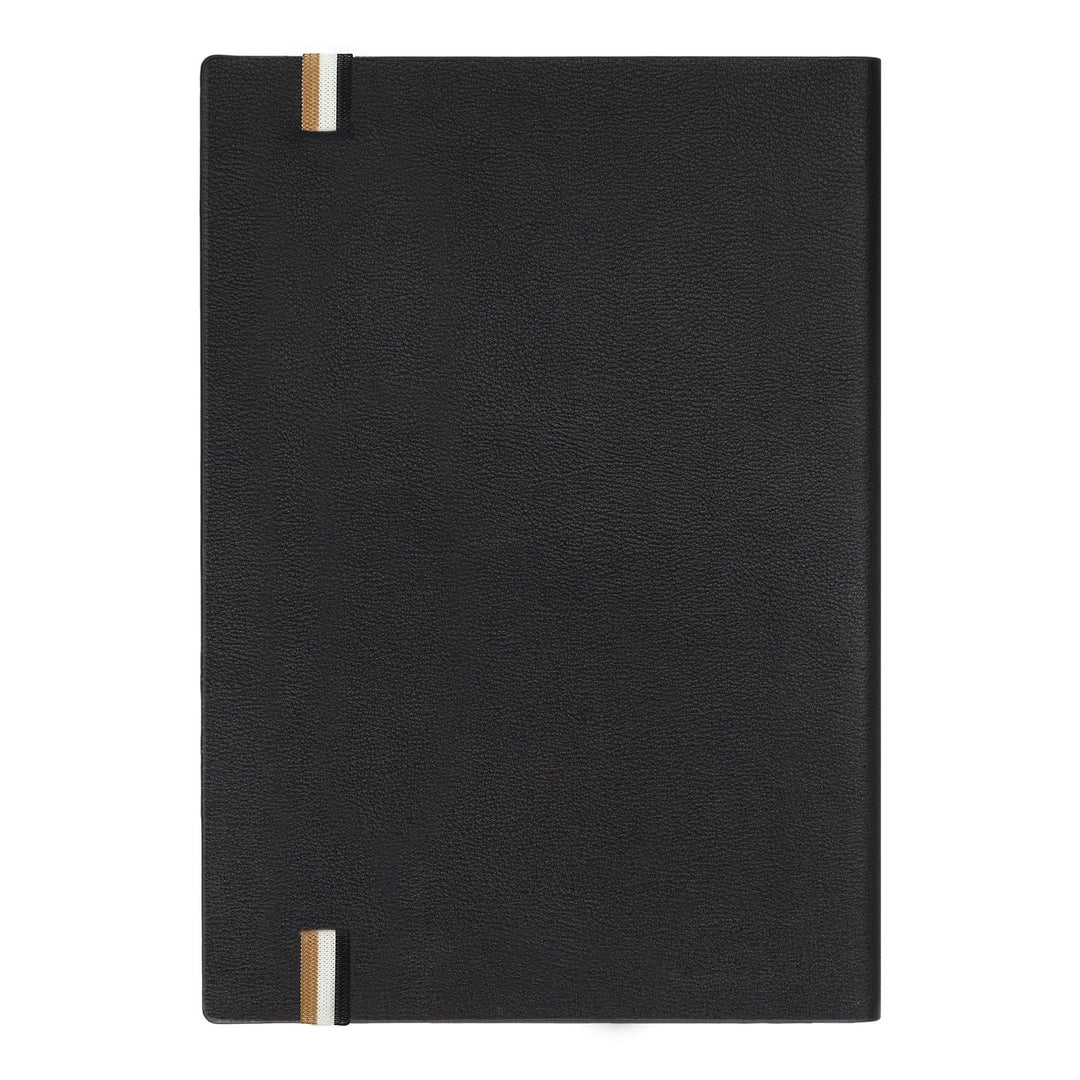 Hugo Boss A5 Iconic Black Lineed Notebook HNH321AL