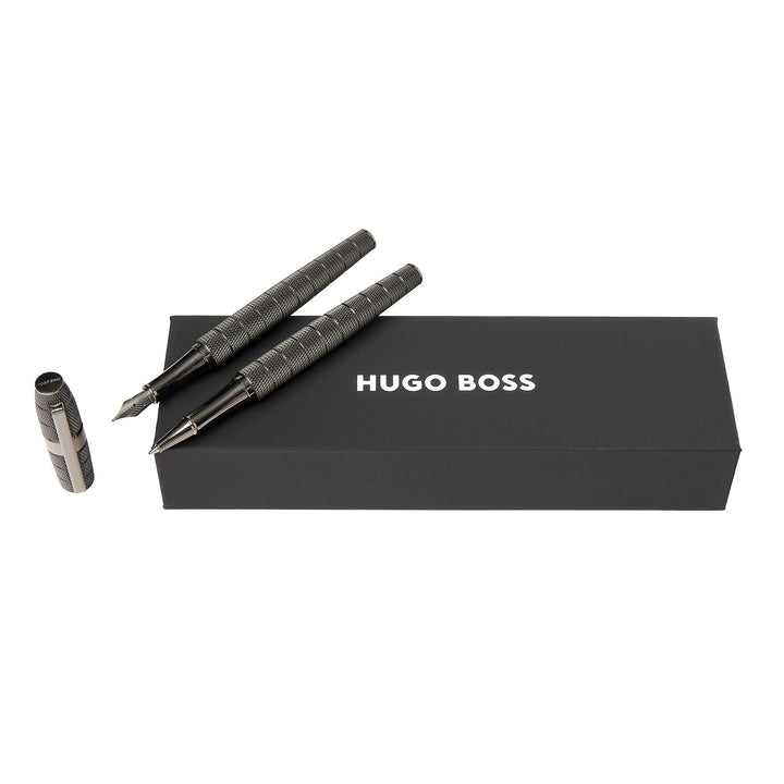 Hugo Boss Set Quantum Gun (roller pen and fountain pen) HPPR498D