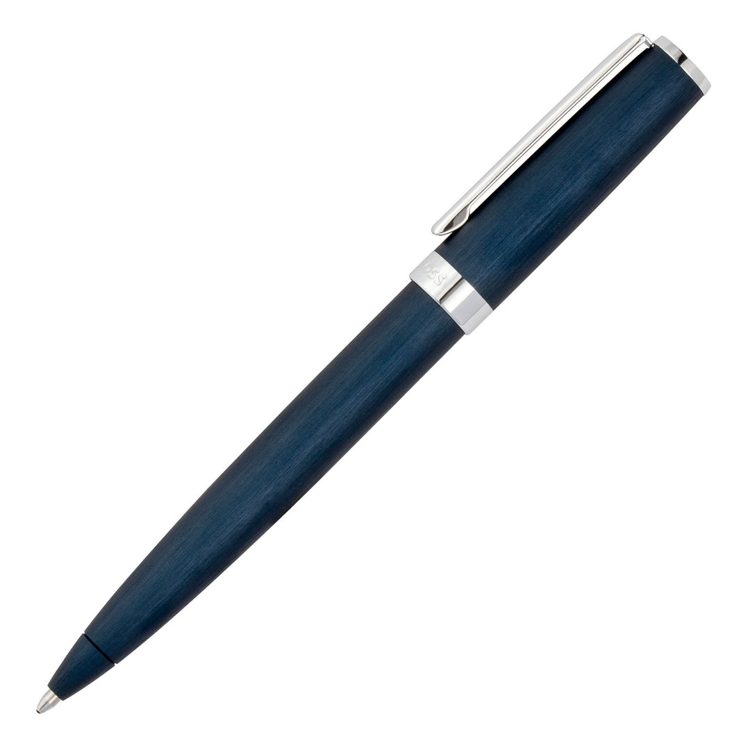 Hugo Boss Kugelschreiber Gear Brushed Navy HSK4414N