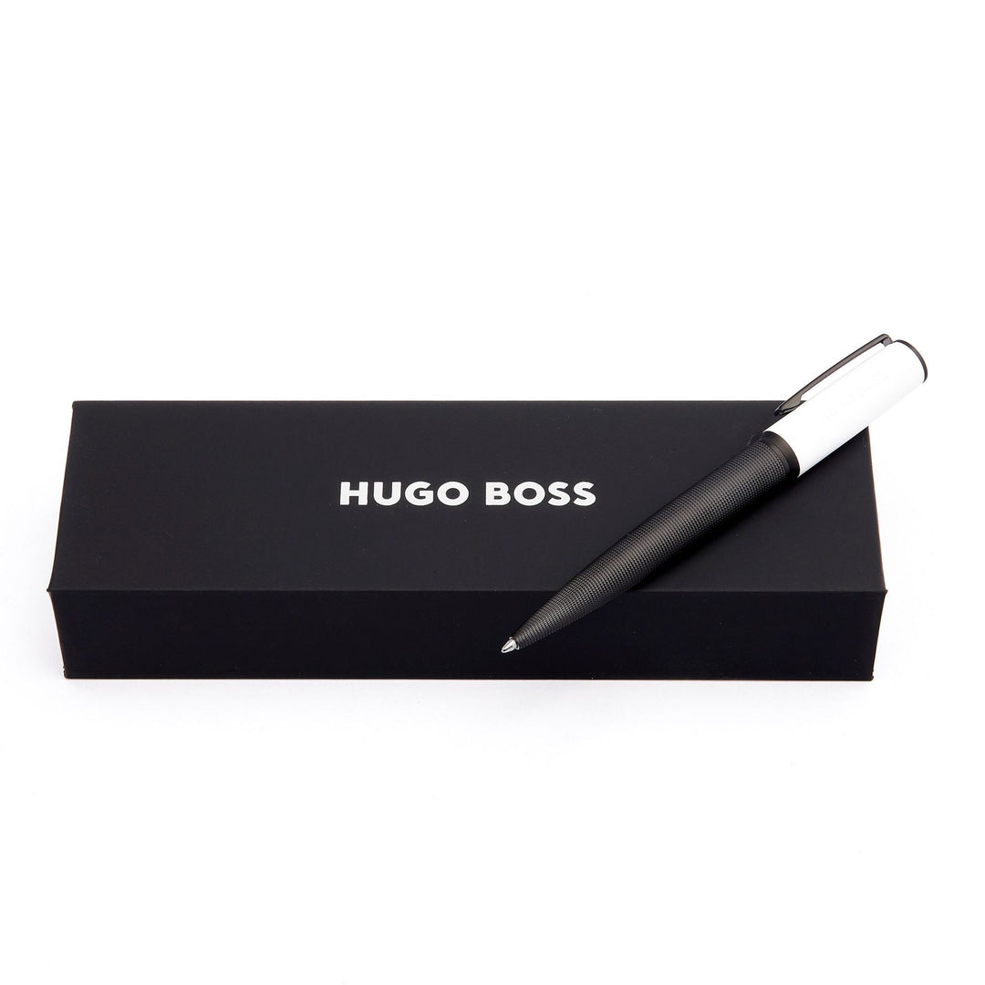 Hugo Boss Kugelschreiber Arche Iconic Weiß HSQ4744F