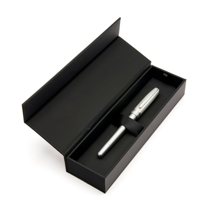 Hugo Boss Essential Metal Rollerball Pen Silver HSY4875C