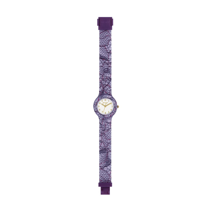 Hip Hop Clock Purple og Fuchsia Lace Collection 32mm HWU1224