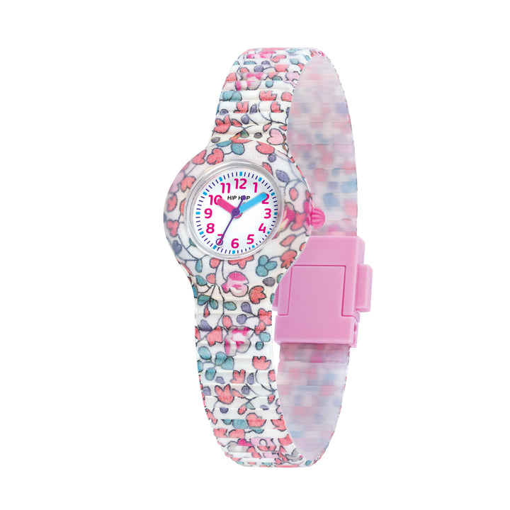 Hip Hop Uhr Flower Power Pink 28mm HWU1269