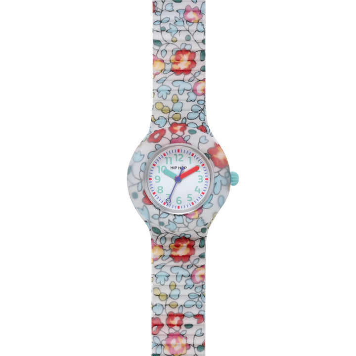 Hip-Hop-Uhr Flower Power Grün 28mm HWU1271