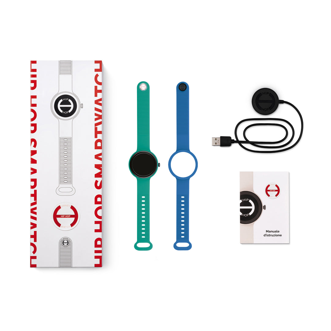 Hip Hop Smartwatch Hero.Next Bright Gree/Blue 41mm HWU1313