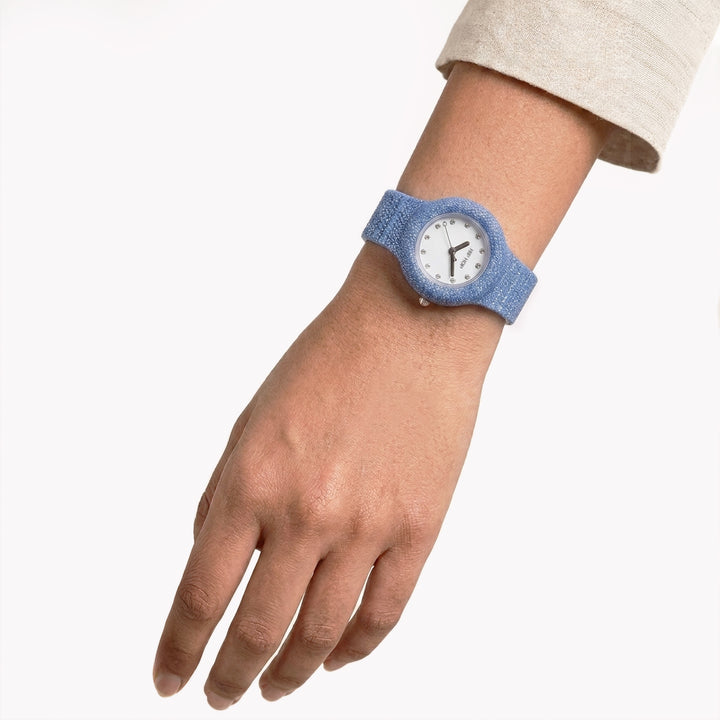 Hip Hop watch Blue Shimmer Crush 32mm HWU1337