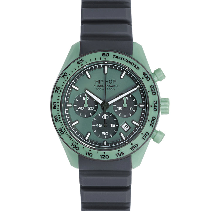 Hip Hop ur Green Sage XT10 kollektion 42mm HWU1347