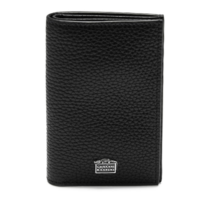 Giovanni Raspini vertical wallet awkward leather silver 925 l0014