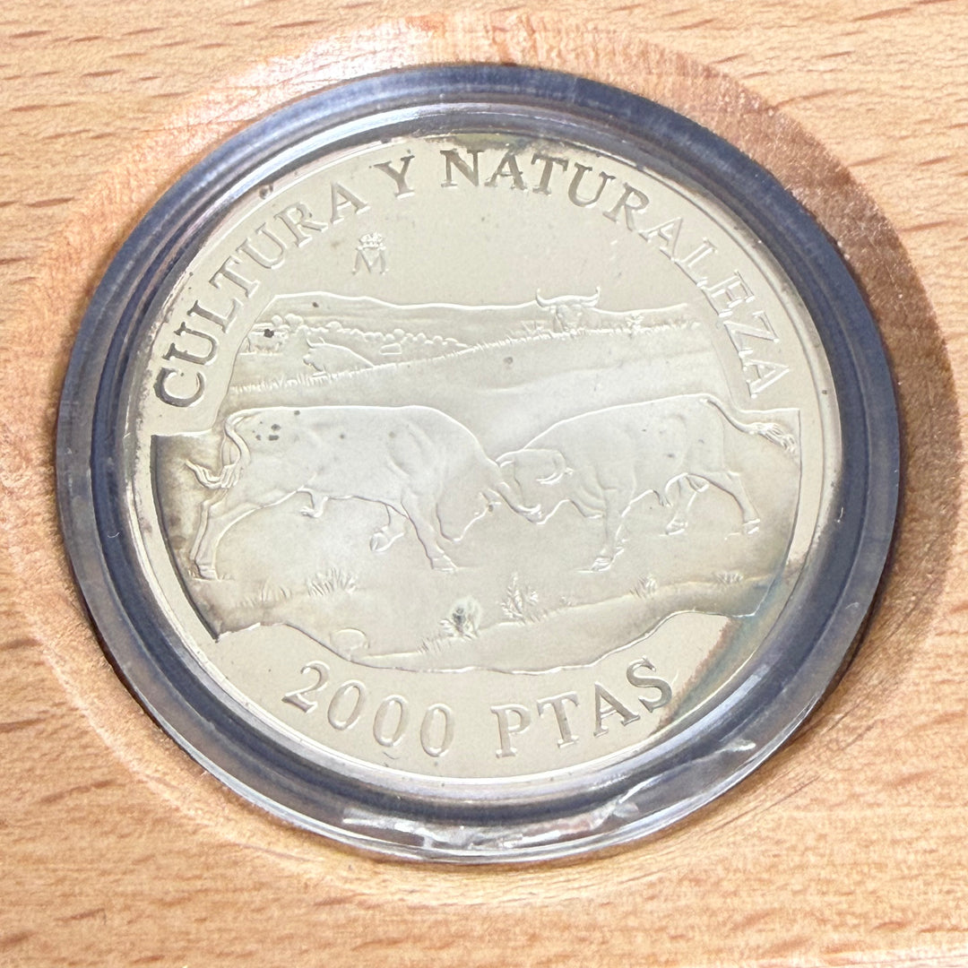 Sølvmønt 8 Reales Toros de Lidia Cultura y Naturaleza