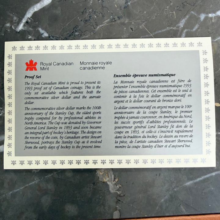 Royal Canadian Mint 1993 Canada Coin Set