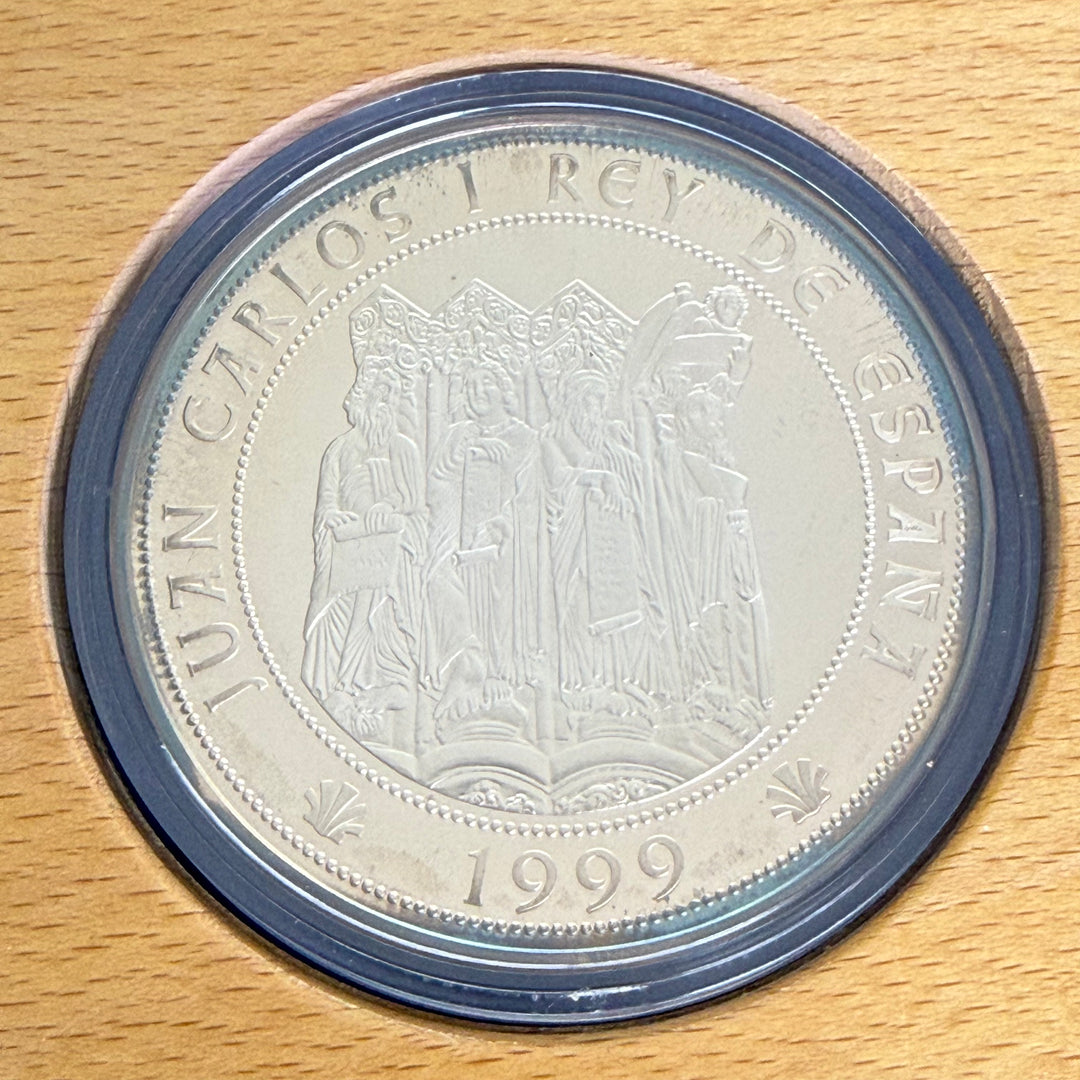 Cinquentín 10000 Pesetas Año Jubilar Compostelano 1999 sølvmønt