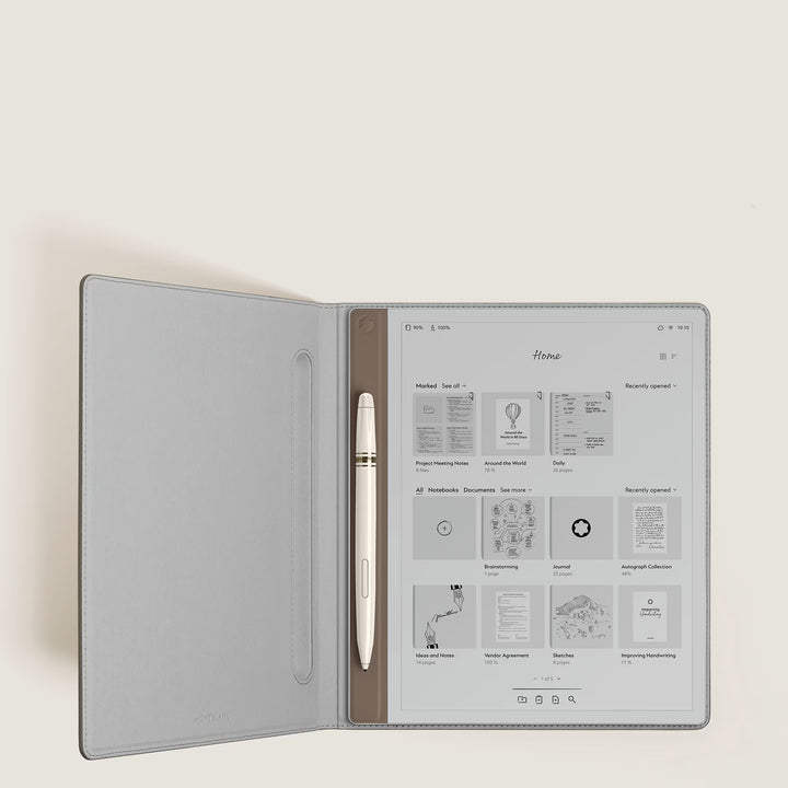 Montblanc digitalt papper guld 135011