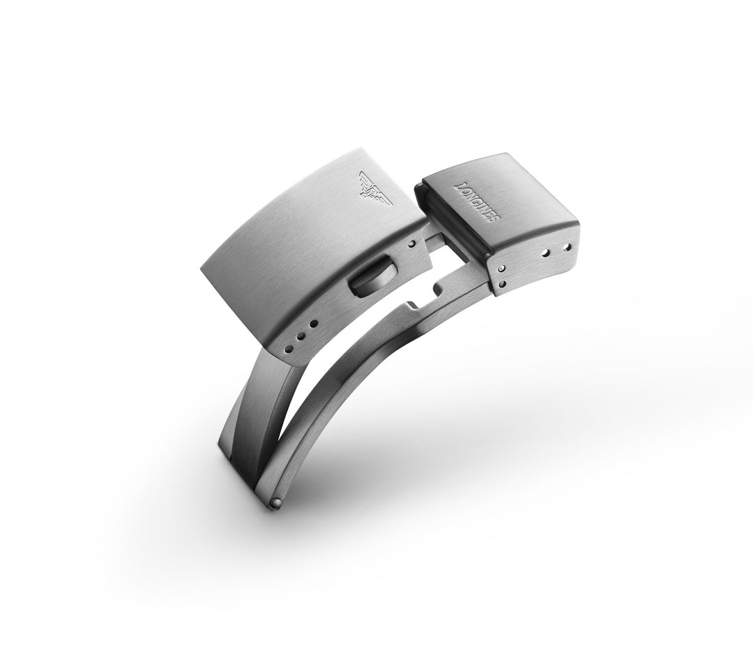Longines 19mm deployant buckle for rubber strap L639154517