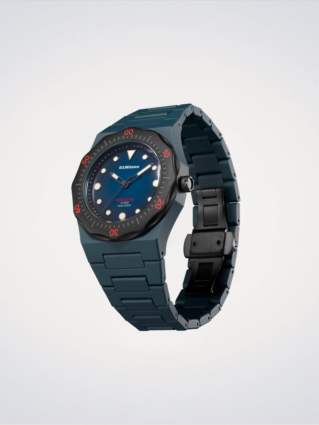 D1 Milano Drift Taucheruhr Polycarbonat 40,5 mm D1-PDBJ02