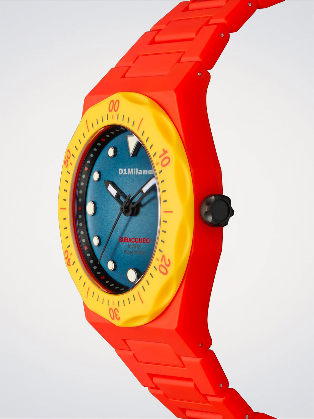 D1 Milano Fire Diver Watch Polycarbon 40.5 mm D1-PDBJ05