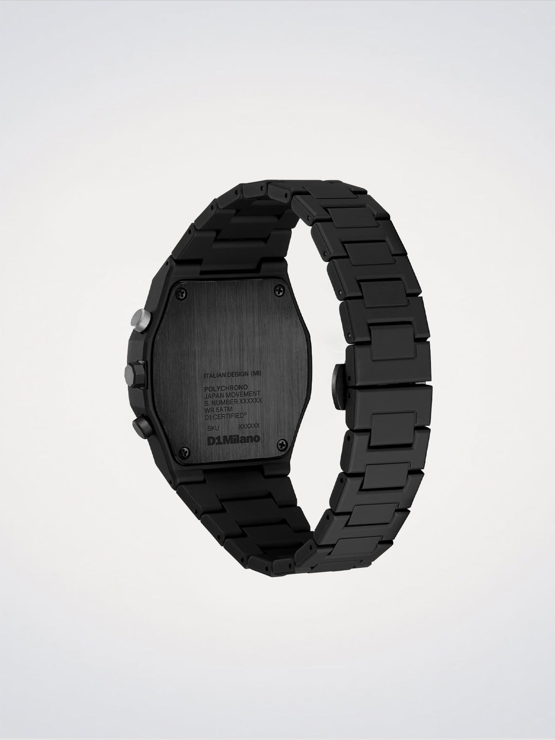 D1 Milano vergoldete Mond-Polychrono-Uhr 40,5 mm D1-PHBJ15