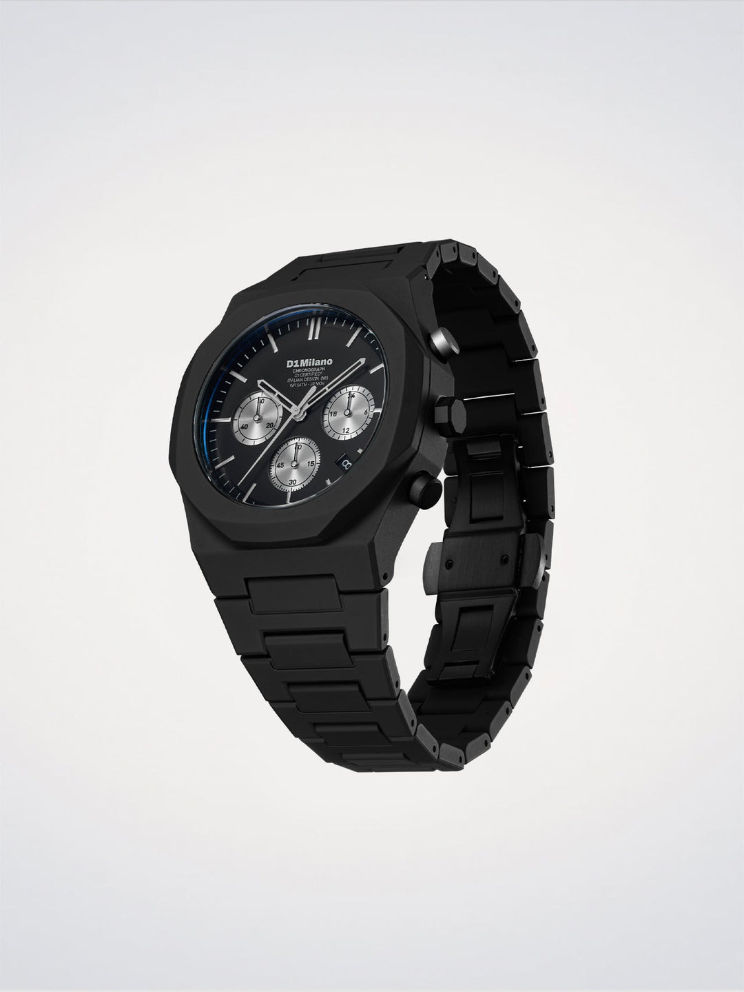 D1 Milano vergoldete Mond-Polychrono-Uhr 40,5 mm D1-PHBJ15