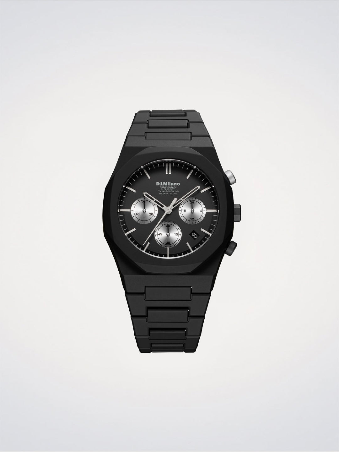 D1 Milano vergoldete Mond-Polychrono-Uhr 40,5 mm D1-PHBJ15