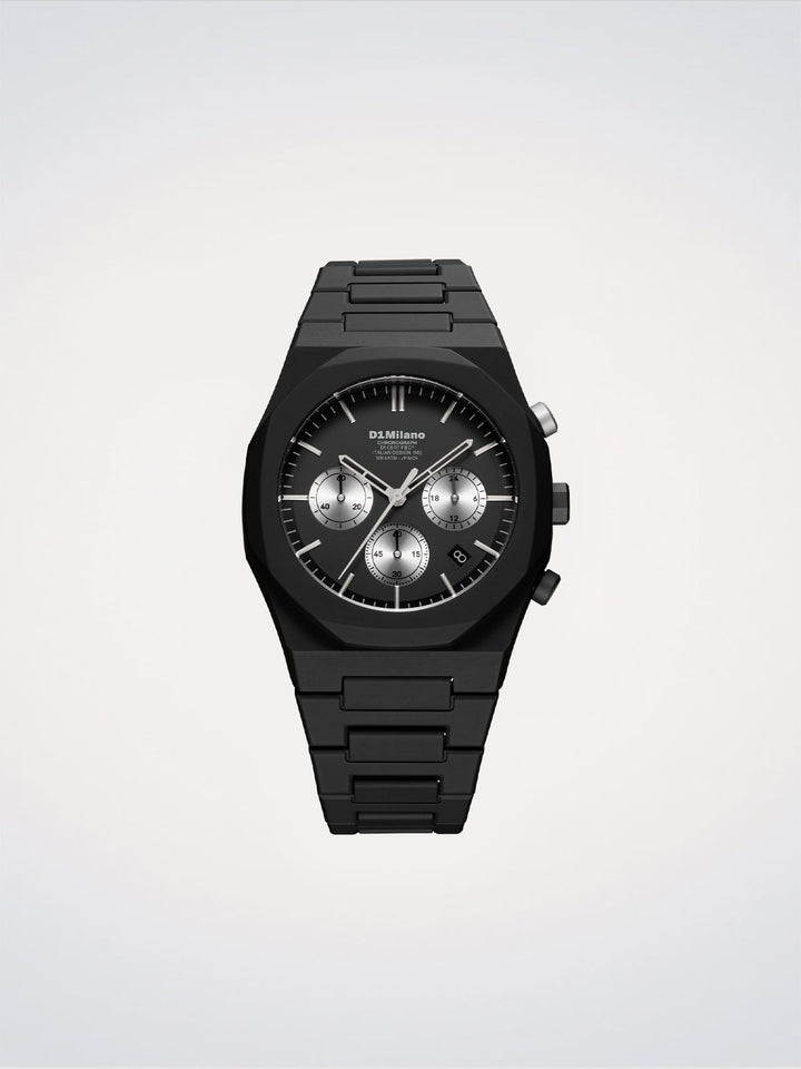 D1 Milano vergoldete Mond-Polychrono-Uhr 40,5 mm D1-PHBJ15
