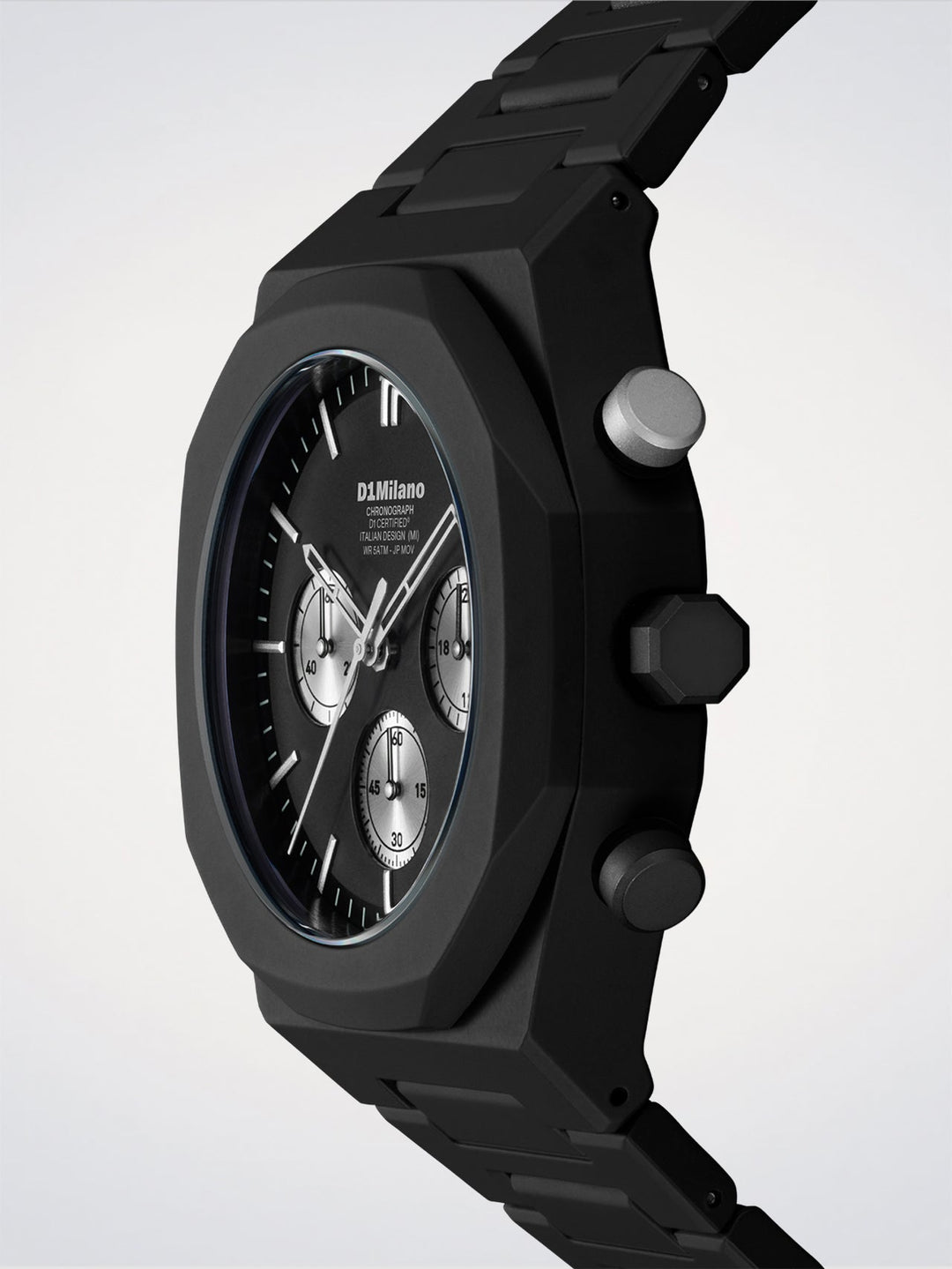 D1 Milano vergoldete Mond-Polychrono-Uhr 40,5 mm D1-PHBJ15