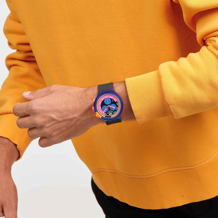 Swatch Neon Party til Max Originals Big Bold Chrono 47mm SB06N102