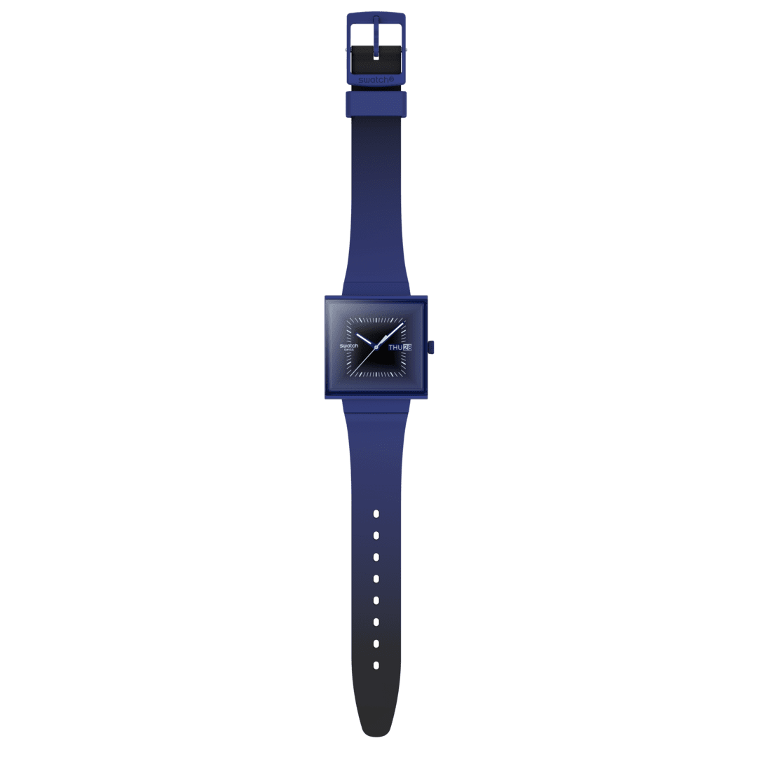 Swatch firkantet Blacklight Originals Hvad hvis? 41mm SO34N700